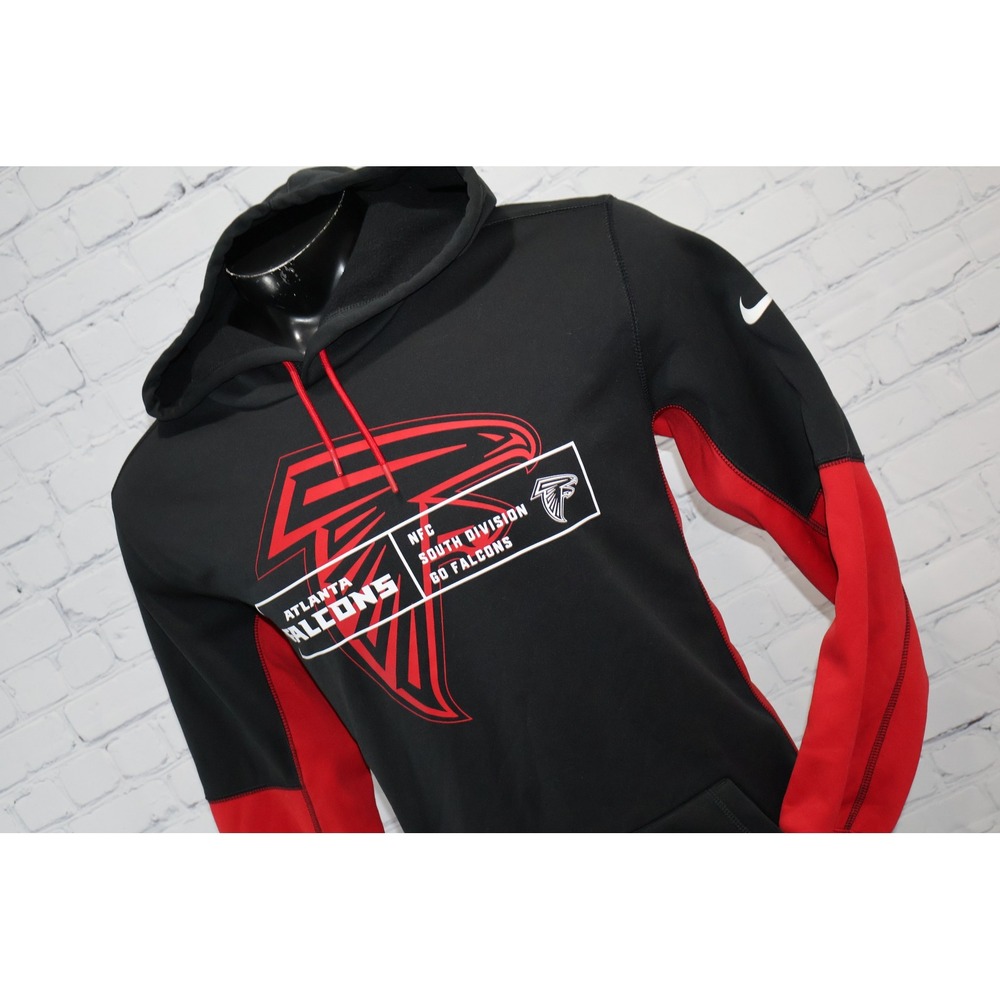 Nike Atlanta Falcons Hoodie Mens Large Black NFC South Division NFL Football